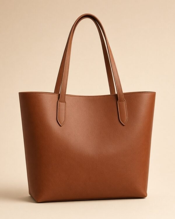 Cognac Leather Tote