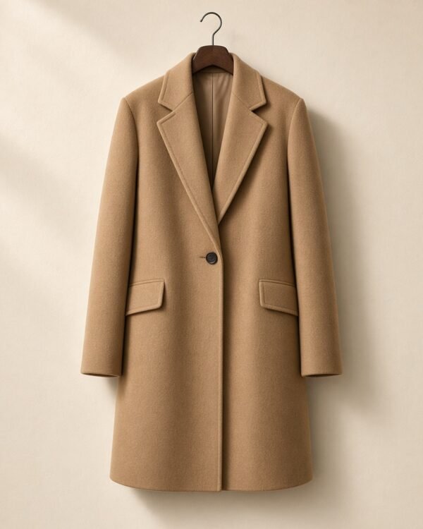 Camel Wool Overcoat